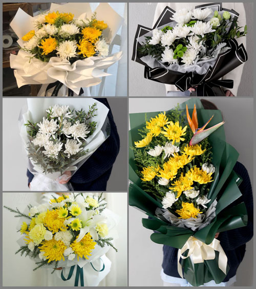 山东青岛平度市白沙河街道仲家村白事花束代送